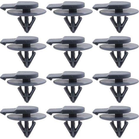 Clips de fixation plastique gris pour garniture de roue R57 R56 R55 07137073915 (1/5)