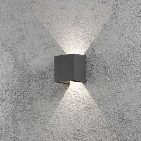 Applique Extérieure Anthracite Cremona Led Puissante (1/4)