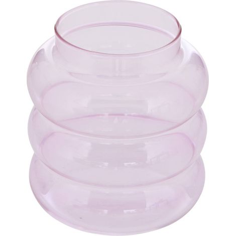 Umia jarrón de cristal 12x12x13cm - Atmosphera créateur d'intérieur (1/4)