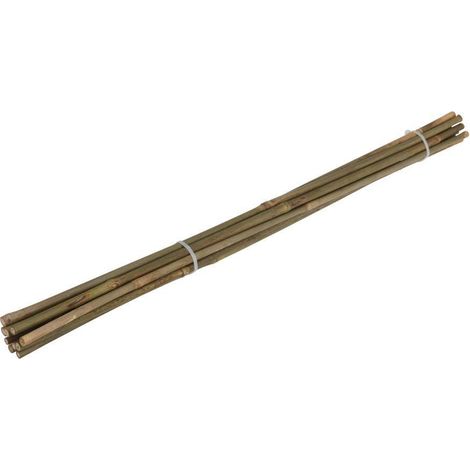PROGARDEN tutores bambu 60 cm , Tutores de bambú 60 cm 10 piezasFabricado en material naturalAl ser de bambú flexible resiste bien el vientoApto para exterioresColo