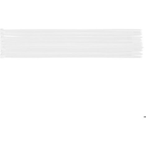 Attache De Câble - Nylon PA66 - 7 6 X 500 Mm - Résistant À La Déchirure Jusqu'à 65 Kg - Pour Atelier Maison Jardin - 50 Pièces (1/5)