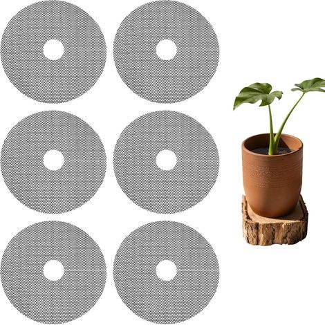 6pcs Grille Pot Fleur, Grille de Pot Plantes Découpables 30cm pour Plantes d'Intérieur/d'Extérieur afin d'Empêcher Les Animaux Domestiques Écureuils Autres Animaux de Creuser Le Sol (1/5)