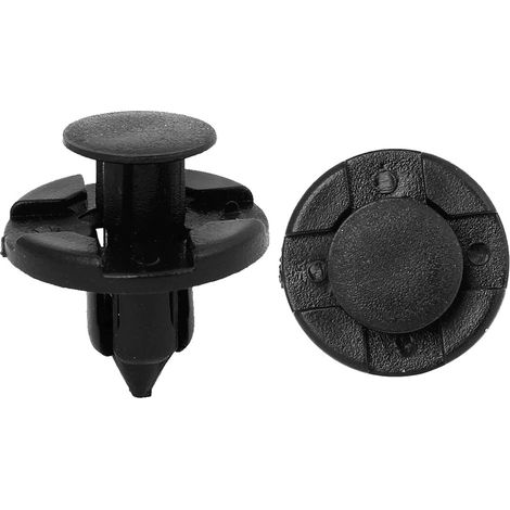 Rivets Plastiques Push Clips 50x8mm Noirs pour Voiture (1/4)