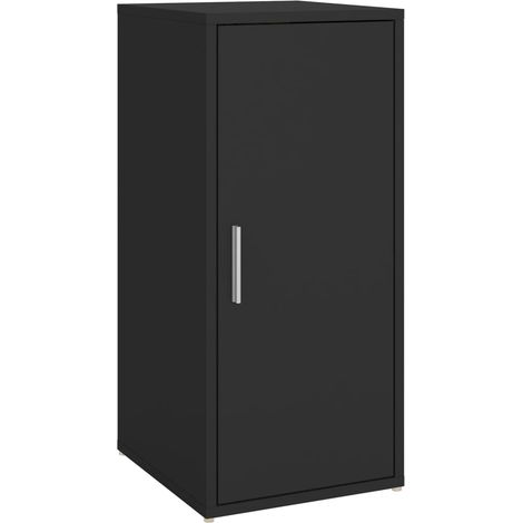 Zapatero mueble para entrada pasillo y salón 32 x 35 x 70 cm madera de ingeniería negra 020021966 (1/5)