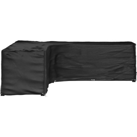 Maison Exclusive - Housse de salon de jardin en forme de L 20 œillets 300x300x90cm