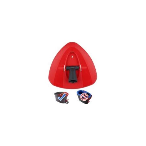 Tête de balai de rechange, pied de balai triangulaire, disque de balai rotatif, compatible avec le balai turbo 2 en 1 EasyWring d'Ocedar et Vileda - Crezuo (1/4)