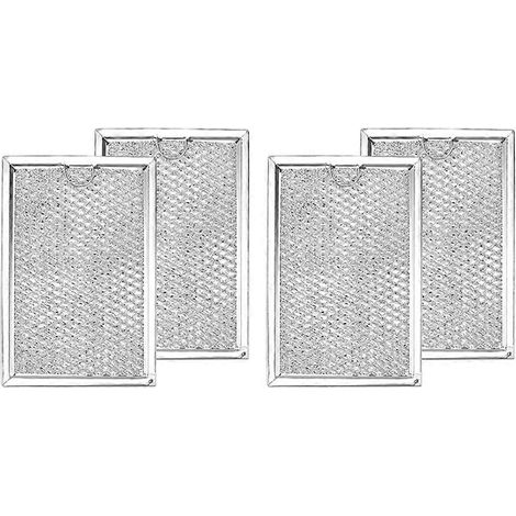Lot de 4 filtres de rechange pour micro-ondes (filtre d'aération) (1/5)