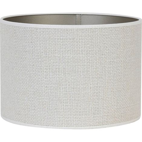 Light & Living - abat-jour - Saverna - blanc - textile - Ø 30cm -