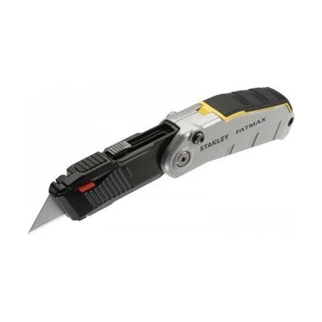 STANLEY FATMAX, Cuter con Hoja Retráctil, Mango Ergonómico, Ideal para Cortar Materiales de Bricolaje y Carpintería