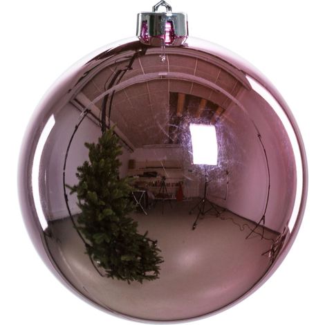 TrendLine Dekokugel Ø 14 cm rosa Weihnachtskugel Christbaumkugel