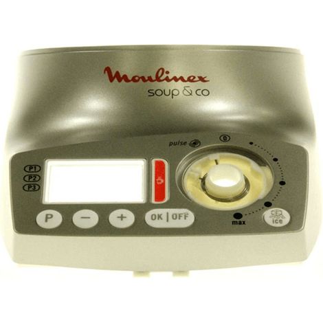 CADRAN GRIS AVEC TOUCHE POUR PETIT ELECTROMENAGER MOULINEX - MS-0A08130