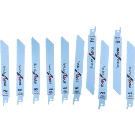 10 x 150mm Metal Flexible Reciprocating Saw Blades S922BF (1/5)
