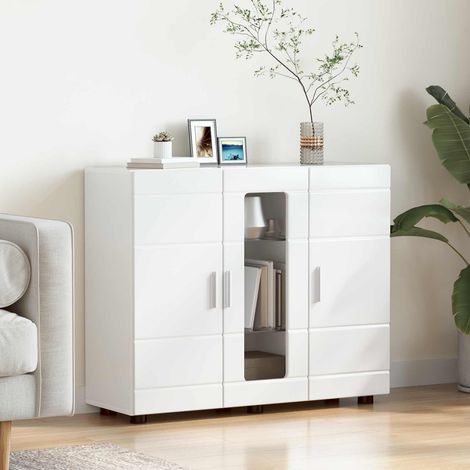 Teenpull – Holzschrank Hochglanz Weiß Holzwerkstoff (1/5)