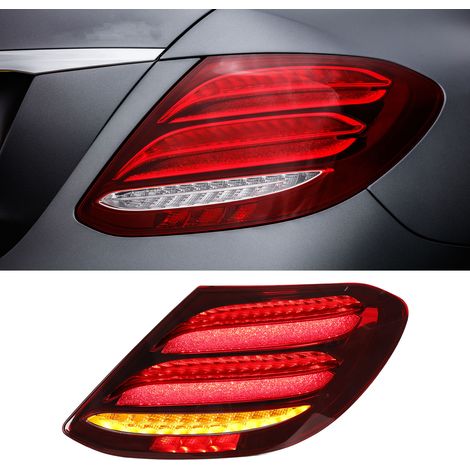 Die linken LED-Rückleuchten sind für die Mercedes-Benz E-Klasse W213 (Vor-Facelift, 2017–2020) (größere und schwerere Modelle) bestimmt. Rechte Seite: A2139067800 (1/5)