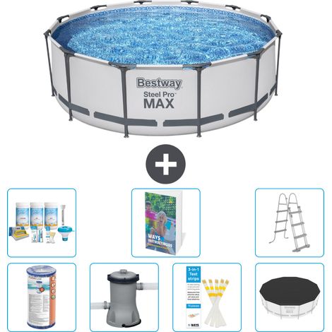 Bestway Piscina Bestway Steel Pro MAX Rotonda - 366x100 cm - 8-pezzi  S382 (1/5)