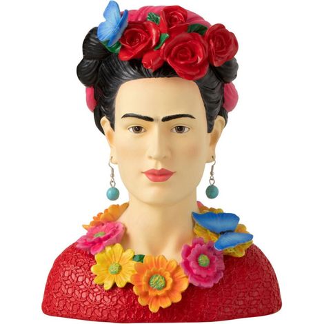 Statuette Déco Buste "Frida Khalo" 22cm Multicolore (1/4)