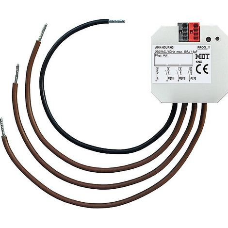 MDT technologies Schaltaktor 3-fach UP 10A, 230VAC, Kompakt AKK-03UP.03