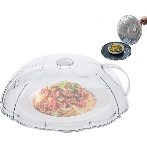 Couvercle Anti-projections Pour Micro-ondes Protège-Plat Four Pour Réchauffage,Protecteur Transparent Résistant Aux Éclaboussures Pour Micro-ondes, Four, Cuisinière, Cuisine Et Maison (1/5)