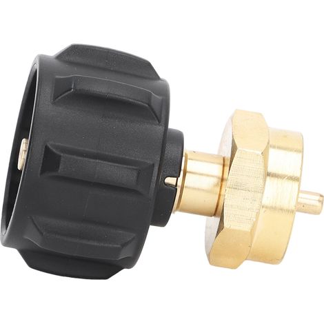 Adaptateur de remplissage QCC1, vanne de régulation, coupleur de réservoir en laiton pour bouteille de gaz propane de 1 lb