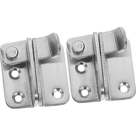 Set mit 2 Edelstahl-Torriegeln, robuste Kippriegel für Zäune und Scheunentore, korrosionsbeständig (1/5)
