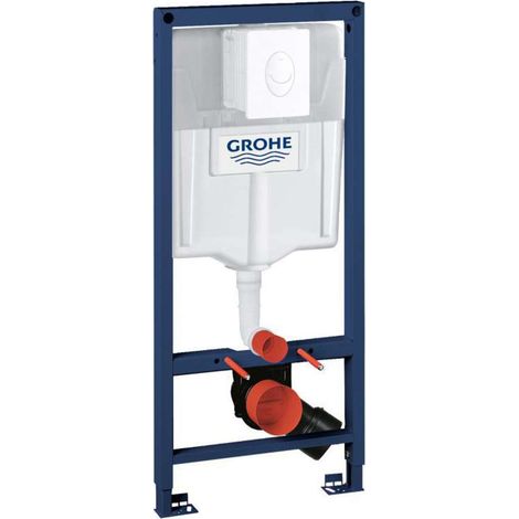 GROHE Set WC Rapid SL 387641 H 1,13m con placca di comando Skate Air alpinweiß, 38764001 (1/4)