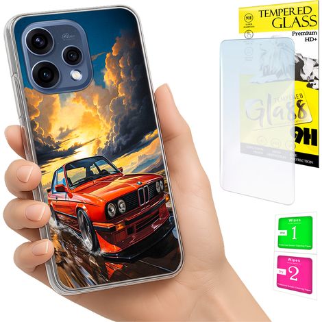 Schutzhülle für Oppo Reno 15 5G: Fotoschutzhülle, Rückseitenschutz + 9H-Glas (1/5)