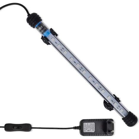 Lampe LED subaquatique pour aquarium vidaXL 28 cm bleue (1/5)