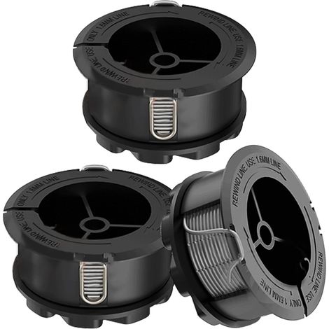 Schneidfadenspule, 3 Stück, Ø 1,6 mm, 6 m — Ersatzspule für Bosch Universal GrassCut 18, 18-26 und 18-260 Rasentrimmer (Art.-Nr. F016800570) (1/4)