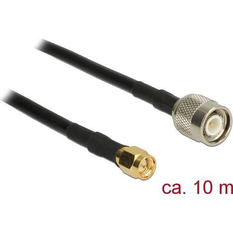 Delock cable de antena tnc macho  sma macho rg-58 c/u 10