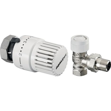 Esquina de conjunto termostático 5x Cabeza termostática única SH 5x Válvula termostática UT Ángulo DN 15