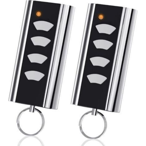 Mando a distancia de 2 piezas para puertas de garaje Normstahl Entrematic RCU 433-4K, RCU 433-2K, EA433 2KM, EA433 2KS, compatible con el mando a distancia de código variable Crawford Normstahl 433.92 (1/5)