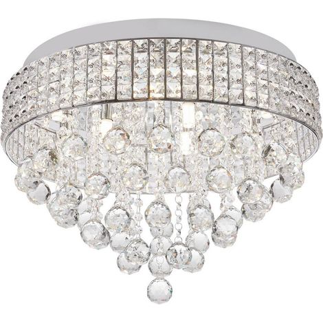 Zumaline CAPRI Plafonnier, Chrome, 6x G9