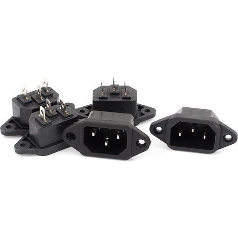 5 pièces. Elektronik & Foto AC250V 10A IEC320 C14 Männliche