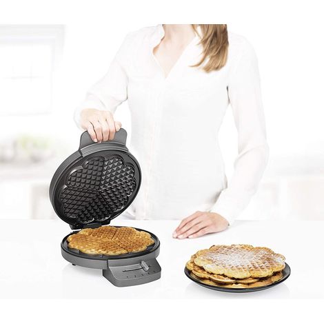 Princess 132380 Waffeleisen Grau (metallic) (1/5)