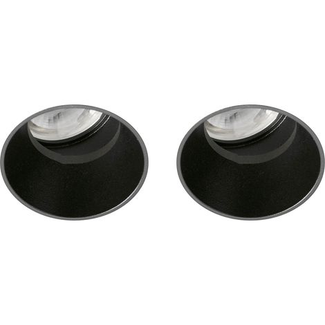 FLIC 2L Da incasso orientabile Trimless nero MR11 GU10 (1/3)