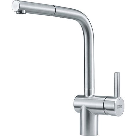 Franke Küchenarmatur Atlas Neo Window Zugauslauf Hochdruck Edelstahl massiv ausziehbarer Schlauch