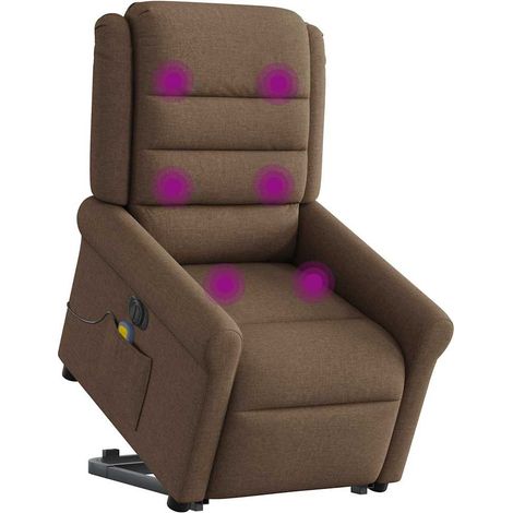 Maison Exclusive - Elektrischer Massagesessel mit Aufstehhilfe Br