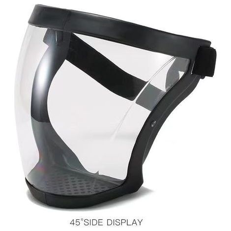 Protective Visor, Anti-fog Protective Full Face Shield, Full Face Shield, HD Transparent Bionic Face Shield, Safety Visors, Adjustable Strap, Anti-Dust