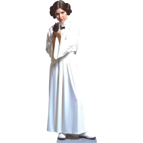 Figurine en carton La Princesse Leia Organa Episode IV Star Wars Hauteur 160 CM