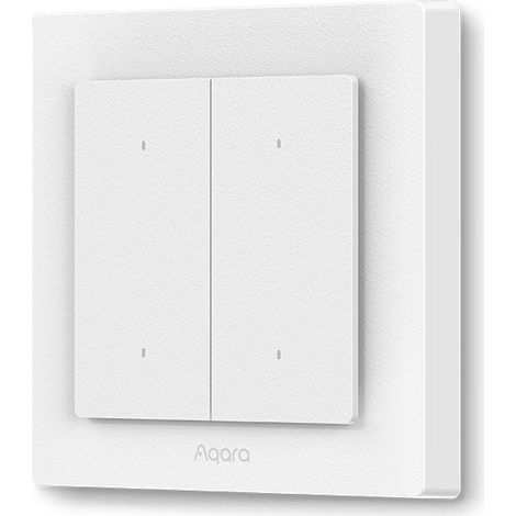 Interrupteur intelligent H2 Zigbee 3.0 et Thread - 4 boutons / 2 canaux - Aqara (1/5)