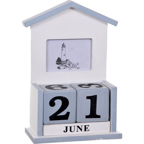 Porta Foto con Calendario 32H cm