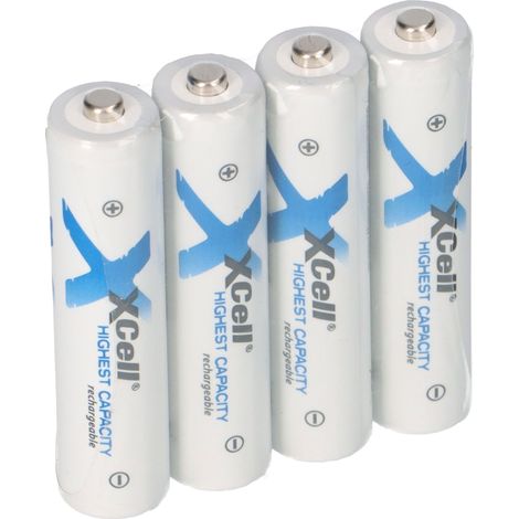 4x XCell Micro AAA Akku Ni-MH 1,2V 1150mAh (1/5)