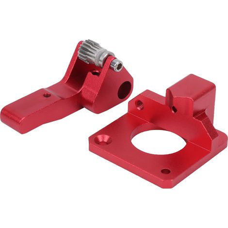 3D-Drucker-Extruder mit Doppelzahnrad, passend für Ender-3 / CR-10S PRO, Original rotes Druckerzubehör (1/5)