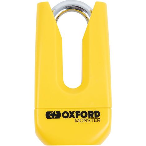 OXFORD Diebstahlsicherungs-Vorhängeschloss für Monster-Bremsscheiben, fluoreszierend gelb (1/2)