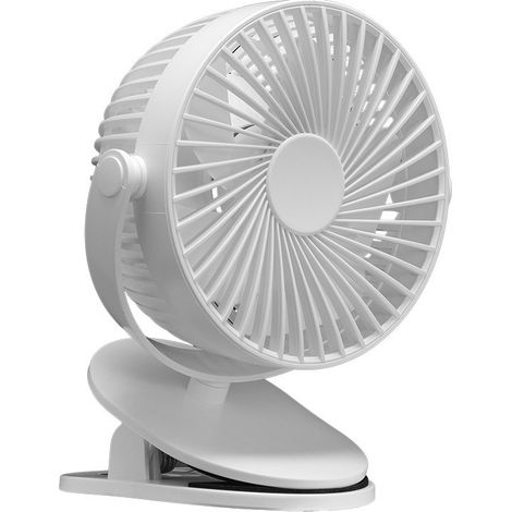 Ventilador Sobremesa C/pinza Peñafiel Blanco 5w 3+1vel Recargable (1/4)