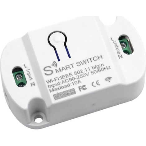 Tuya WLAN-Smart-Schalter mit Timer und Sprachsteuerung, kompatibel mit Google Home und SmartLife. (1/5)