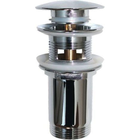 PILETTA CLIC CLAC LAVABO BIDET + TROPPO PIENO - ZAMA CROMATO 1"1/4M