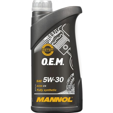 Huile moteur MANNOL 5W30 OEM pour Renault RN 0720 c4 1 litre (7706) (Synthétique)