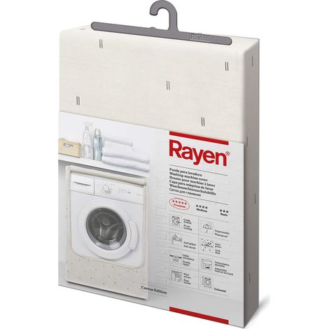 Rayen Copertura in tessuto per proteggere la lavatrice o l'asciugatrice Copertura lavatrice carica frontale Copertura impermeabile per lavatrice / asciugatrice 84 x 60 x 60 cm