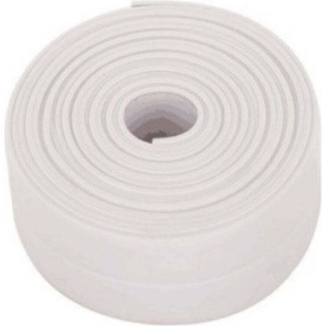 Rolle (weiß) wasserdichtes Dichtungsband, selbstklebendes PVC-Dichtungsband für Bad, Küche, WC und Badewanne